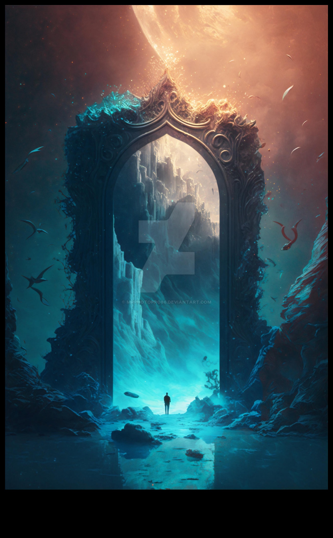 Dreamscape Fusion: مزج الواقع مع الخيال السريالي