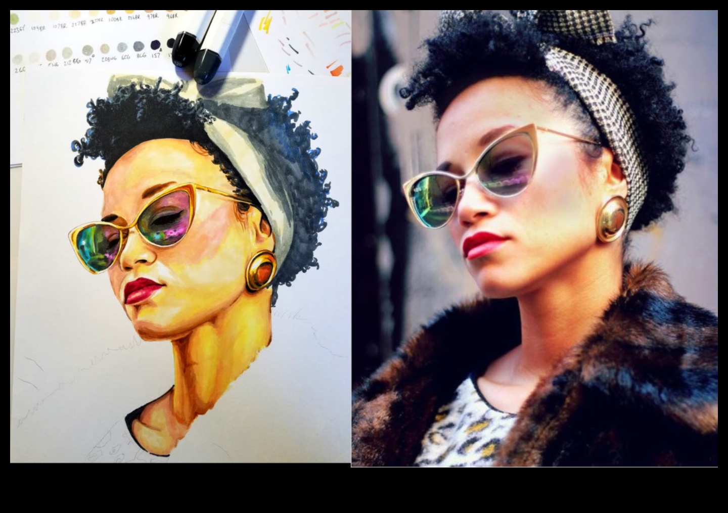 بورتريه العلامة: نقل الشخصية بألوان جريئة