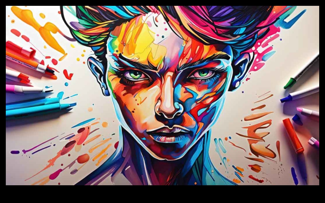 بورتريه العلامة: نقل الشخصية بألوان جريئة