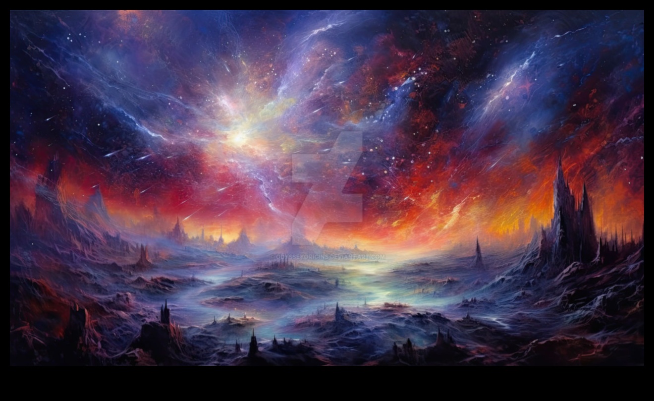 الصفاء النجمي: العثور على السلام وسط الصمت اللامتناهي للجمال السماوي في الفضاء الخارجي