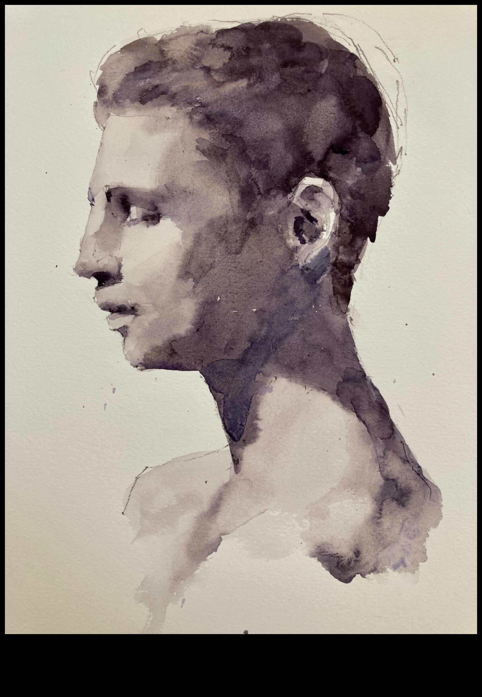 بورتريه بالألوان المائية: نقل المشاعر بضربات دقيقة