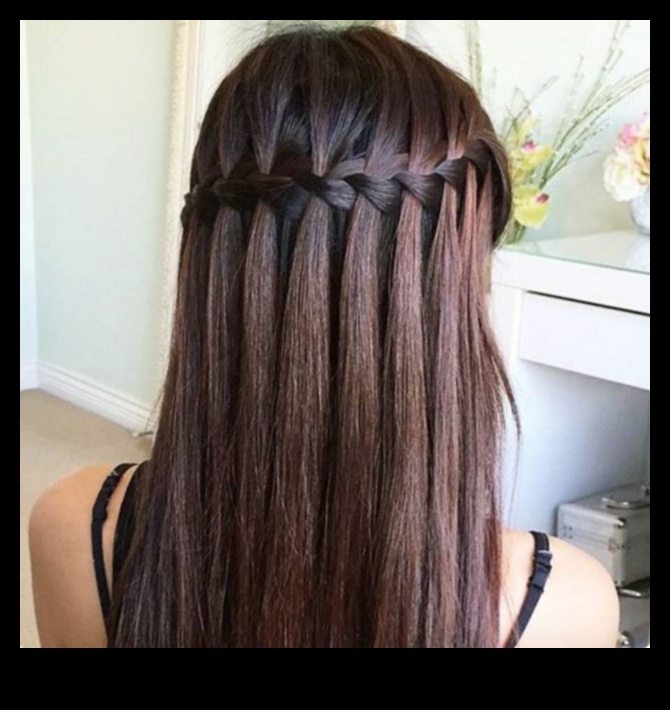 سلسلة الخصلات: احتضان الطول في تسريحات الشعر الطويلة