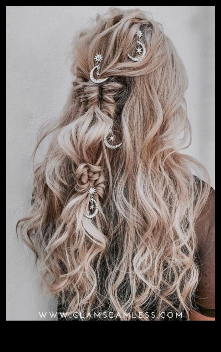 الصفاء السماوي: تسريحات الشعر الطويلة مستوحاة من سماء الليل