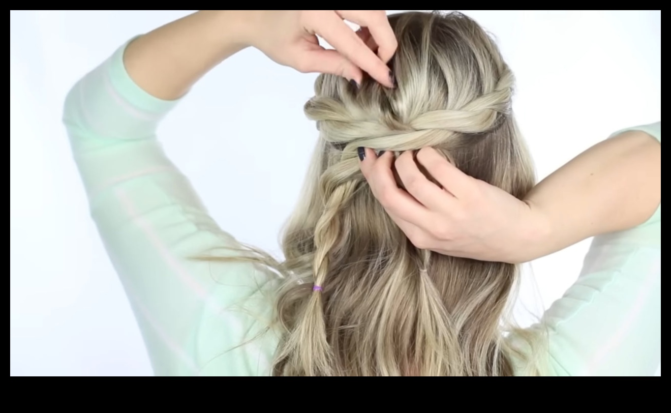 استمرار الجمال المضفر: إضافة تفاصيل معقدة إلى تسريحات الشعر المتوسطة