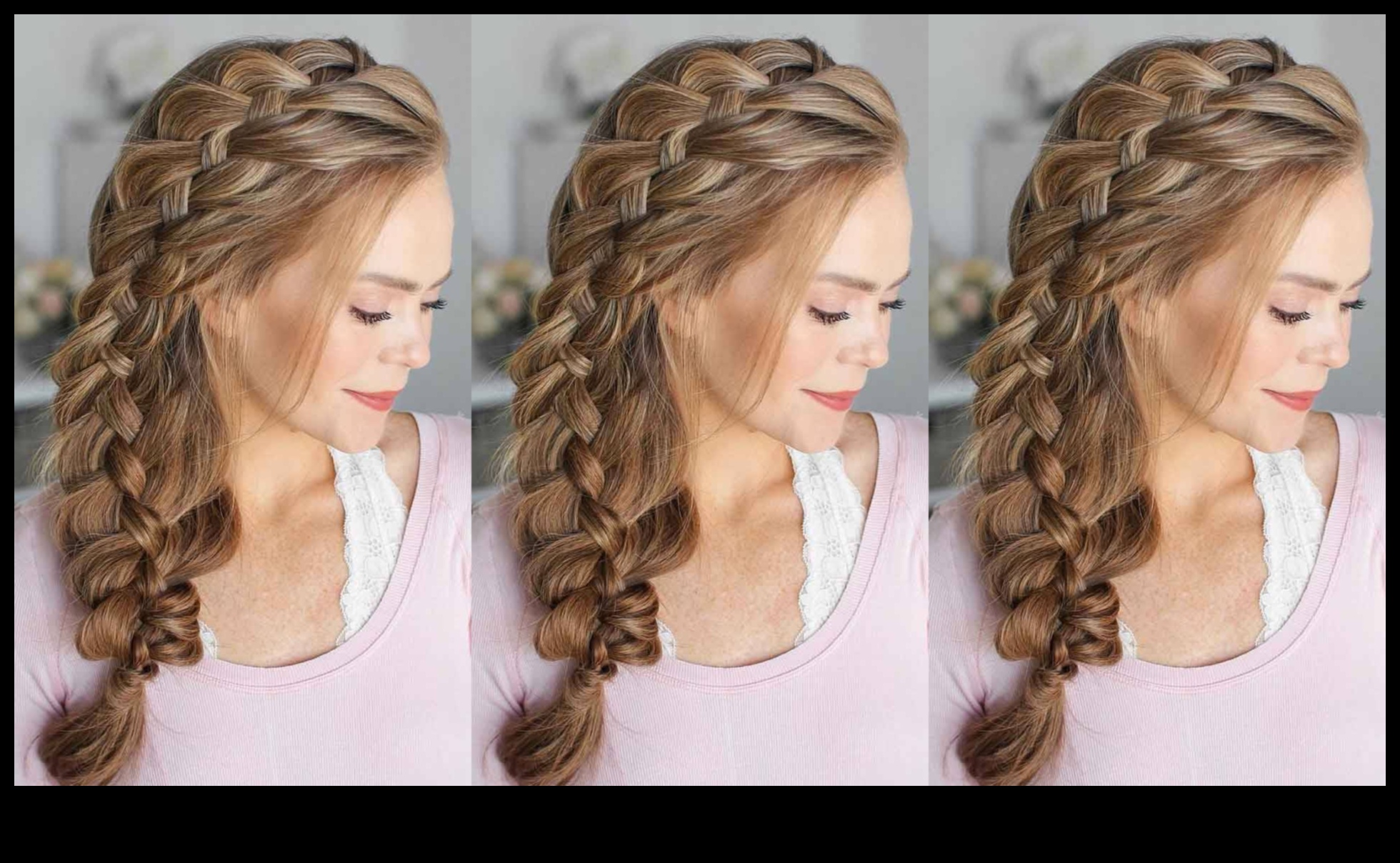 استمرار الجمال المضفر: إضافة تفاصيل معقدة إلى تسريحات الشعر المتوسطة